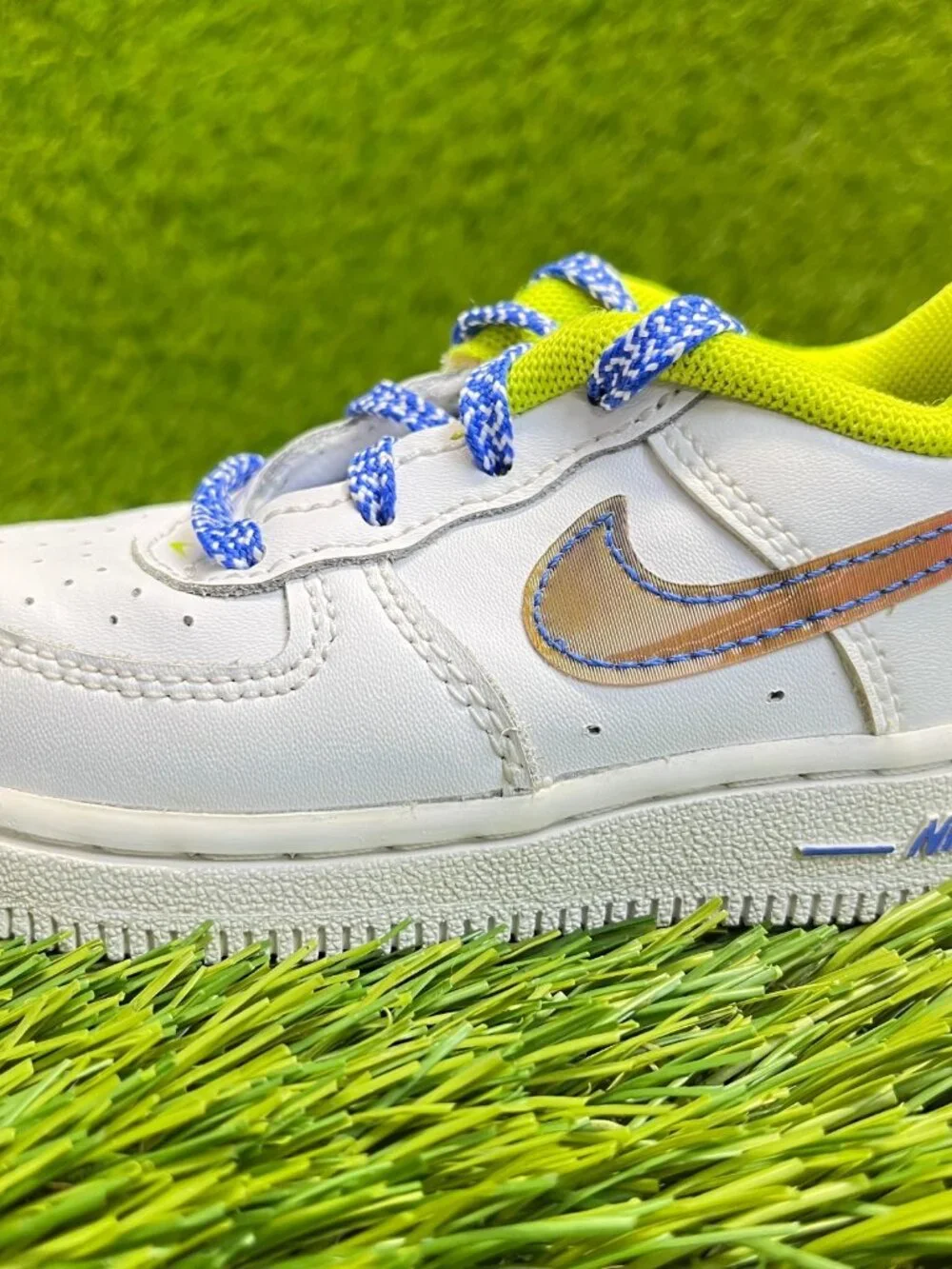 Nike Air Force 1 Low LV8 Toddler Size 6C White‎ Athletic Leather Shoes Sneakers